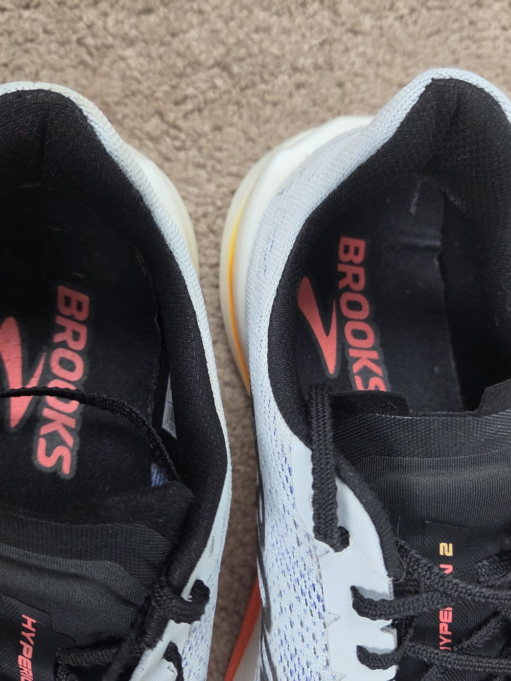 Brooks Black Sneaker with Red Insole Logo - Picture 6 of 8